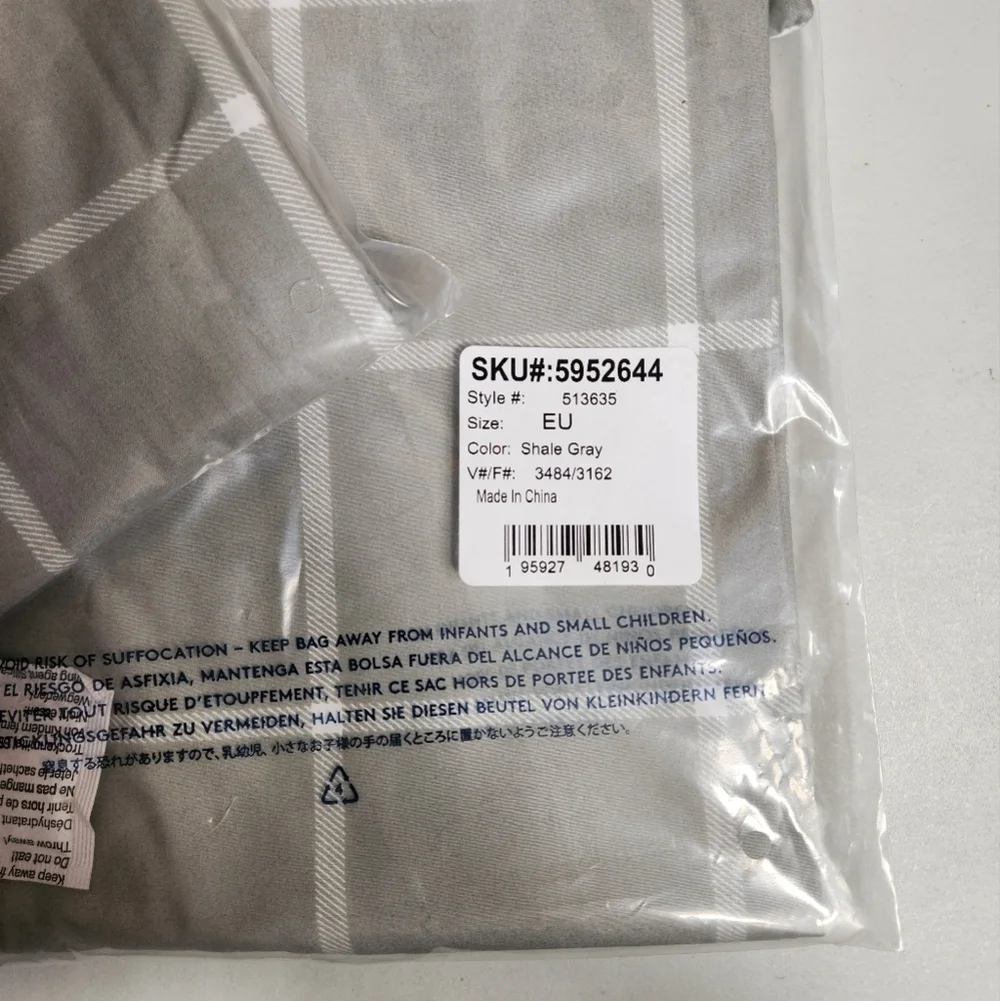 Lands End Pureloft Printed Euro Square Shams-Set Of 2